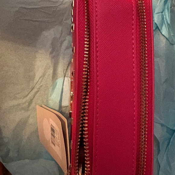 Valentino Pink Crossbody Bag with Gold Studs - Picture 3 of 5
